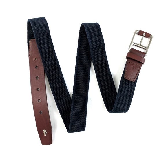 lacoste fabric belt